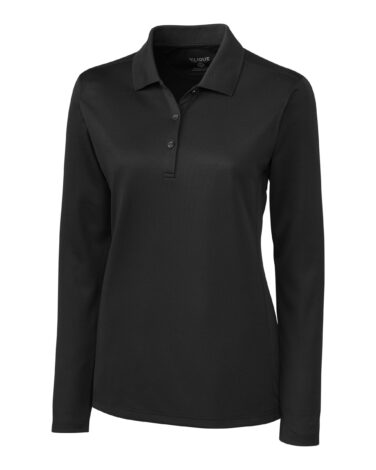 Clique Ice Pique Long Sleeve Tech Polo