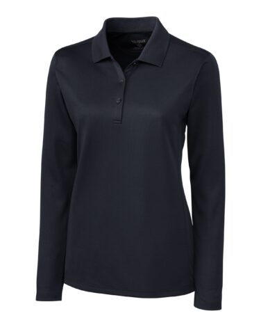Clique Ice Pique Long Sleeve Tech Polo