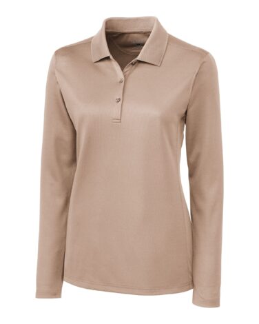 Clique Ice Pique Long Sleeve Tech Polo