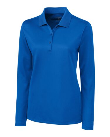 Clique Ice Pique Long Sleeve Tech Polo