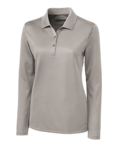 Clique Ice Pique Long Sleeve Tech Polo