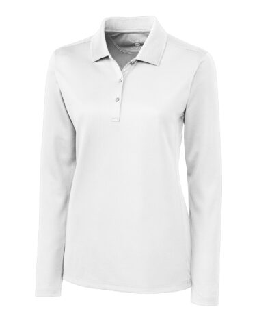 Clique Ice Pique Long Sleeve Tech Polo