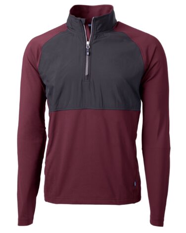 Cutter & Buck Adapt Eco Knit Hybrid Recycled Mens Quarter Zip