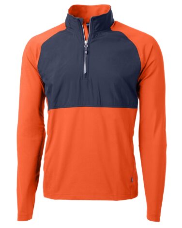 Cutter & Buck Adapt Eco Knit Hybrid Recycled Mens Quarter Zip