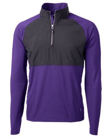 Cutter & Buck Adapt Eco Knit Hybrid Recycled Mens Quarter Zip