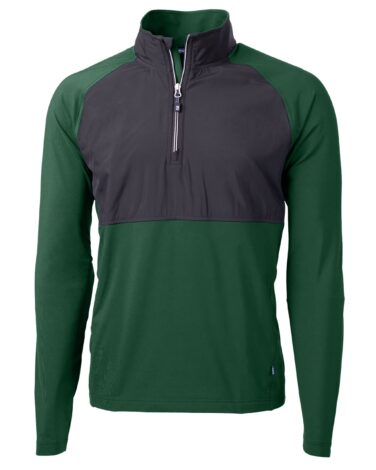 Cutter & Buck Adapt Eco Knit Hybrid Recycled Mens Quarter Zip