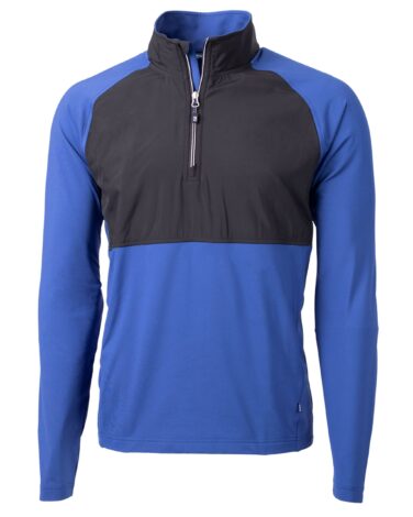 Cutter & Buck Adapt Eco Knit Hybrid Recycled Mens Quarter Zip