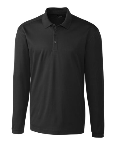 Clique Spin Eco Performance Jersey Long Sleeve Mens Polo
