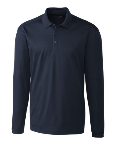 Clique Spin Eco Performance Jersey Long Sleeve Mens Polo