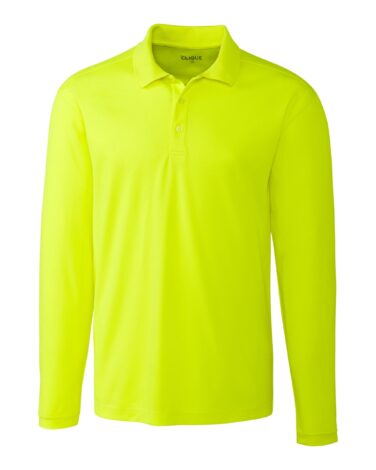 Clique Spin Eco Performance Jersey Long Sleeve Mens Polo