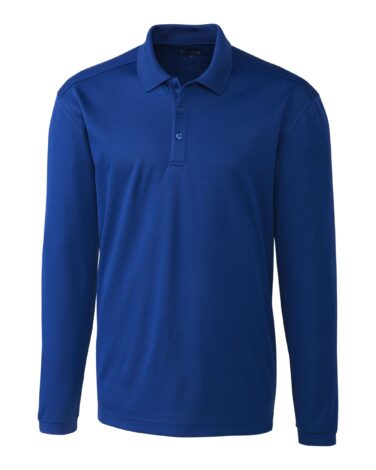 Clique Spin Eco Performance Jersey Long Sleeve Mens Polo
