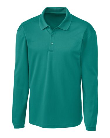 Clique Spin Eco Performance Jersey Long Sleeve Mens Polo