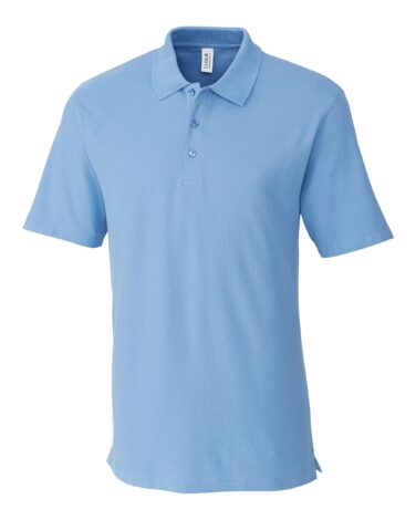 Clique Addison All Cotton Pique Short Sleeve Mens Polo