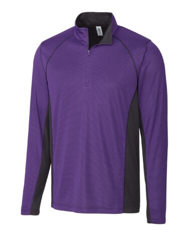 Clique Ice Pique Colorblock Mens Half Zip Pullover