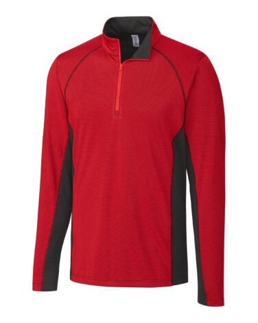 Clique Ice Pique Colorblock Mens Half Zip Pullover