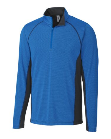 Clique Ice Pique Colorblock Mens Half Zip Pullover