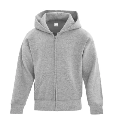 Atc™ Everyday Fleece Full Zip Hooded Youth Sweatshirt