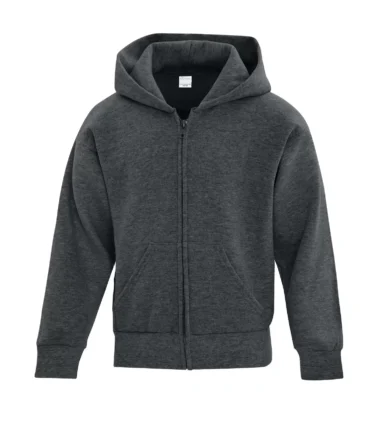 Atc™ Everyday Fleece Full Zip Hooded Youth Sweatshirt
