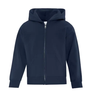 Atc™ Everyday Fleece Full Zip Hooded Youth Sweatshirt