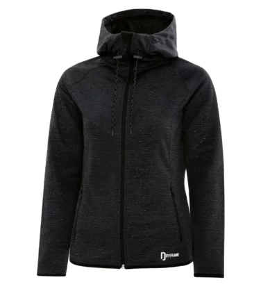 Dryframe® Dry Tech Water Resistant Fleece Full Zip Hooded Ladies' Jacket