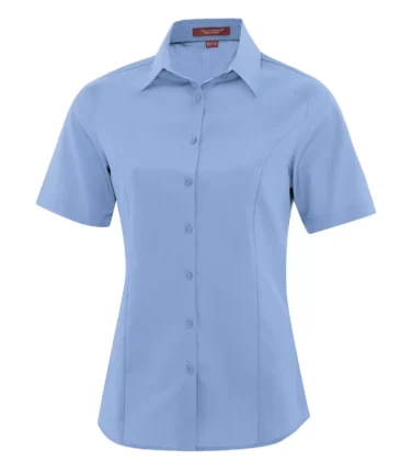 Coal Harbour® Everyday Short Sleeve Woven Ladies' Shirt