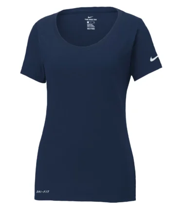 Nike Dri-fit Cotton/poly Scoop Neck Ladies' Tee