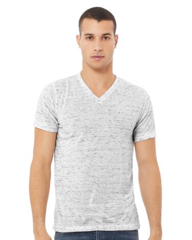 Bella + Canvas Textured Jersey V-Neck Tee