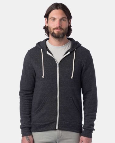 Alternative Rocky Eco-Fleece Full-Zip Hooded Sweatshirt