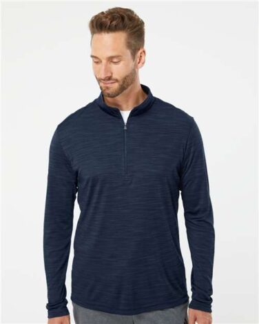 Adidas Lightweight Mélange Quarter-Zip Pullover