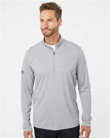 Adidas Lightweight Mélange Quarter-Zip Pullover