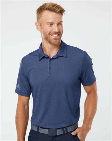 Adidas Diamond Dot Print Polo