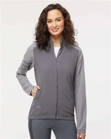 Adidas Women's 3-Stripes Full-Zip Jacket