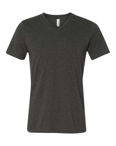 Bella + Canvas Heather CVC V-Neck Tee