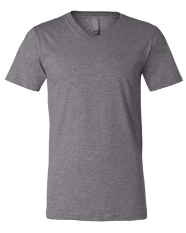 Bella + Canvas Heather CVC V-Neck Tee