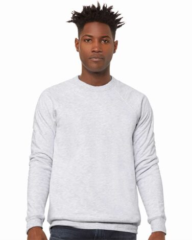 Bella + Canvas Sponge Fleece Raglan Crewneck Sweatshirt