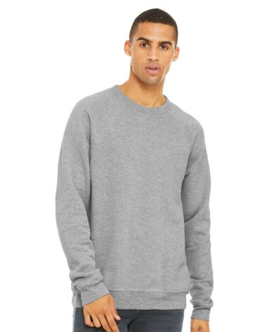 Bella + Canvas Sponge Fleece Raglan Crewneck Sweatshirt