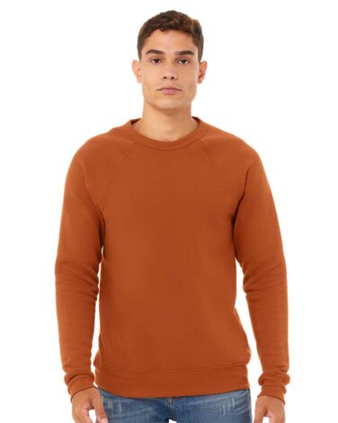 Bella + Canvas Sponge Fleece Raglan Crewneck Sweatshirt