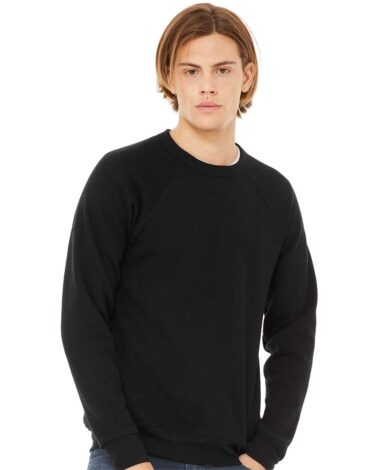 Bella + Canvas Sponge Fleece Raglan Crewneck Sweatshirt