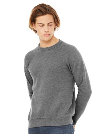 Bella + Canvas Sponge Fleece Raglan Crewneck Sweatshirt