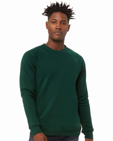 Bella + Canvas Sponge Fleece Raglan Crewneck Sweatshirt