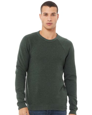 Bella + Canvas Sponge Fleece Raglan Crewneck Sweatshirt