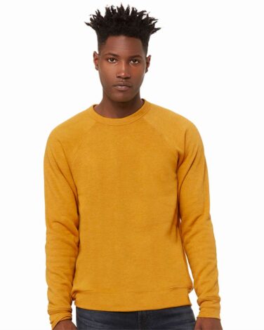 Bella + Canvas Sponge Fleece Raglan Crewneck Sweatshirt