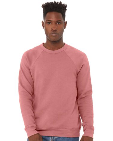 Bella + Canvas Sponge Fleece Raglan Crewneck Sweatshirt