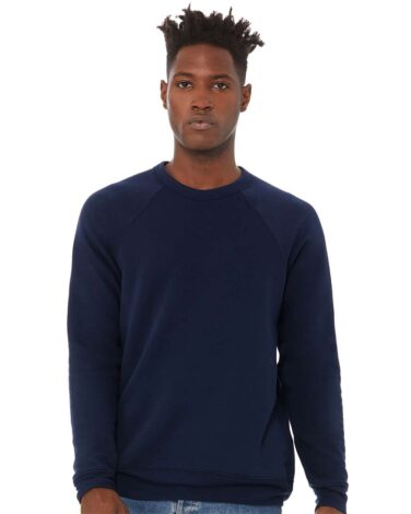 Bella + Canvas Sponge Fleece Raglan Crewneck Sweatshirt