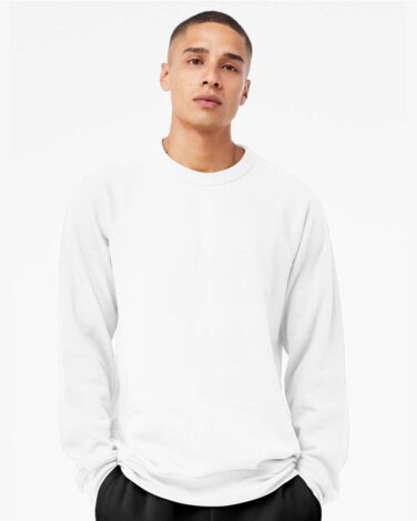 Bella + Canvas Sponge Fleece Raglan Crewneck Sweatshirt