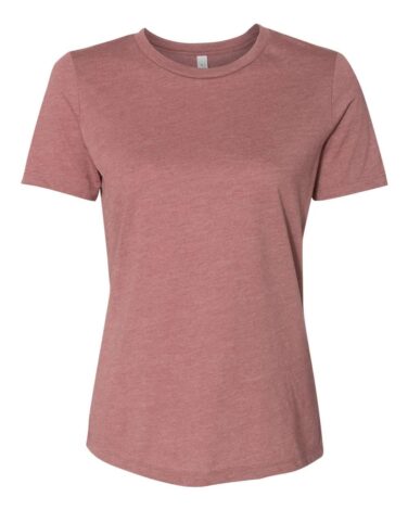 Bella + Canvas Women’s Relaxed Fit Heather CVC Tee