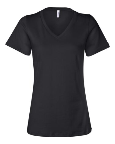 Bella + Canvas Women’s Relaxed Jersey V-Neck Tee