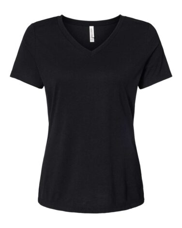 Bella + Canvas Women's Relaxed Triblend Short Sleeve V-Neck Tee