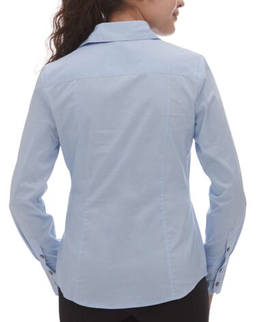 Calvin Klein Women's Cotton Stretch Long Sleeve Shirt