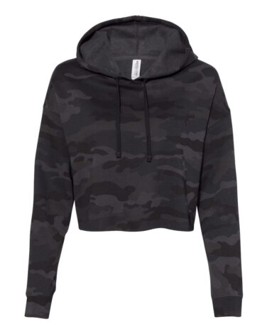 Independent Trading Co. Women’s Lightweight Crop Hooded Sweatshirt